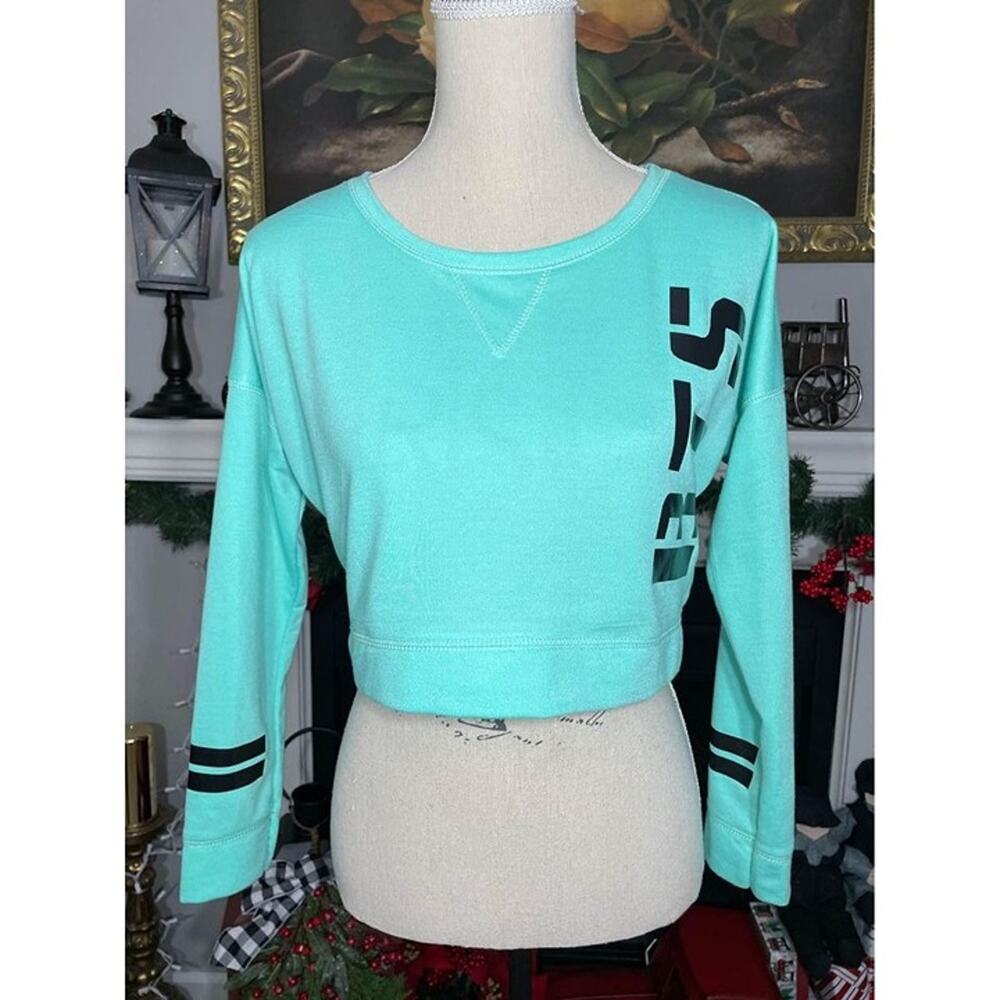 BTS Women’s Junior’s Crop Top Sweatshirt Size Small Lightweight Rap Monster